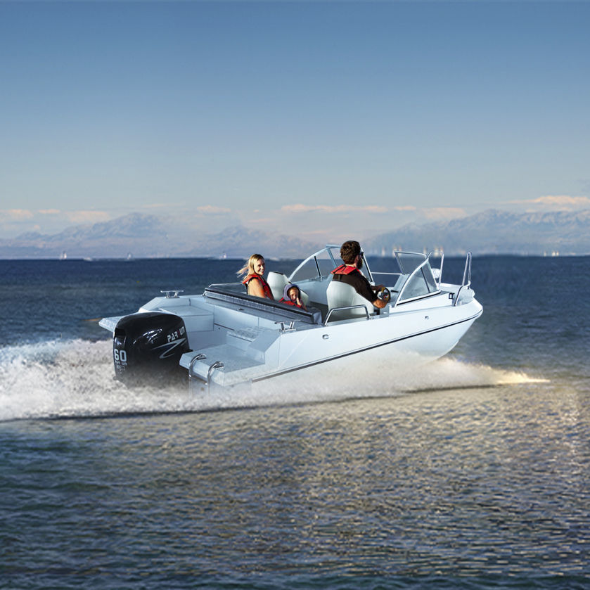 Work boat - Speed boat-01 - Kinocean® Boat - rescue boat / passenger ...