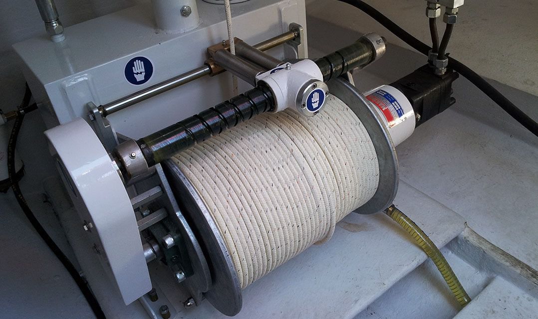 Boat winch Risus Parasails parasail / winding / hydraulic drive