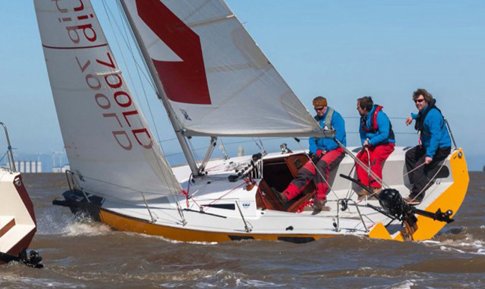 One design sailboat - 700 LD - Nautisch Centrum Delfzijl - with bowsprit