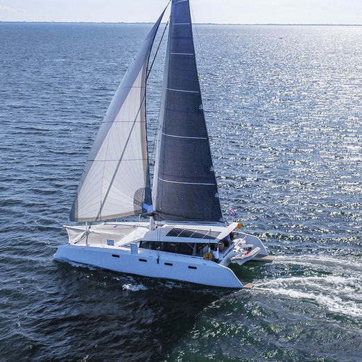 Catamaran sailing yacht - R5 - Ocean Renegade - cruising / with open ...