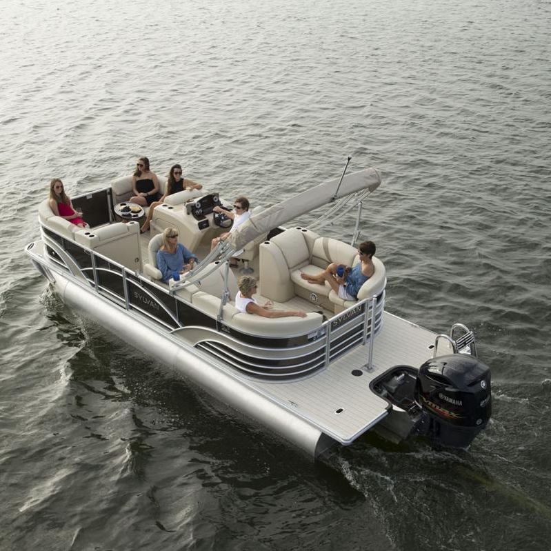Outboard pontoon boat 8522 Cruise Port LE Sylvan Pontoons 12