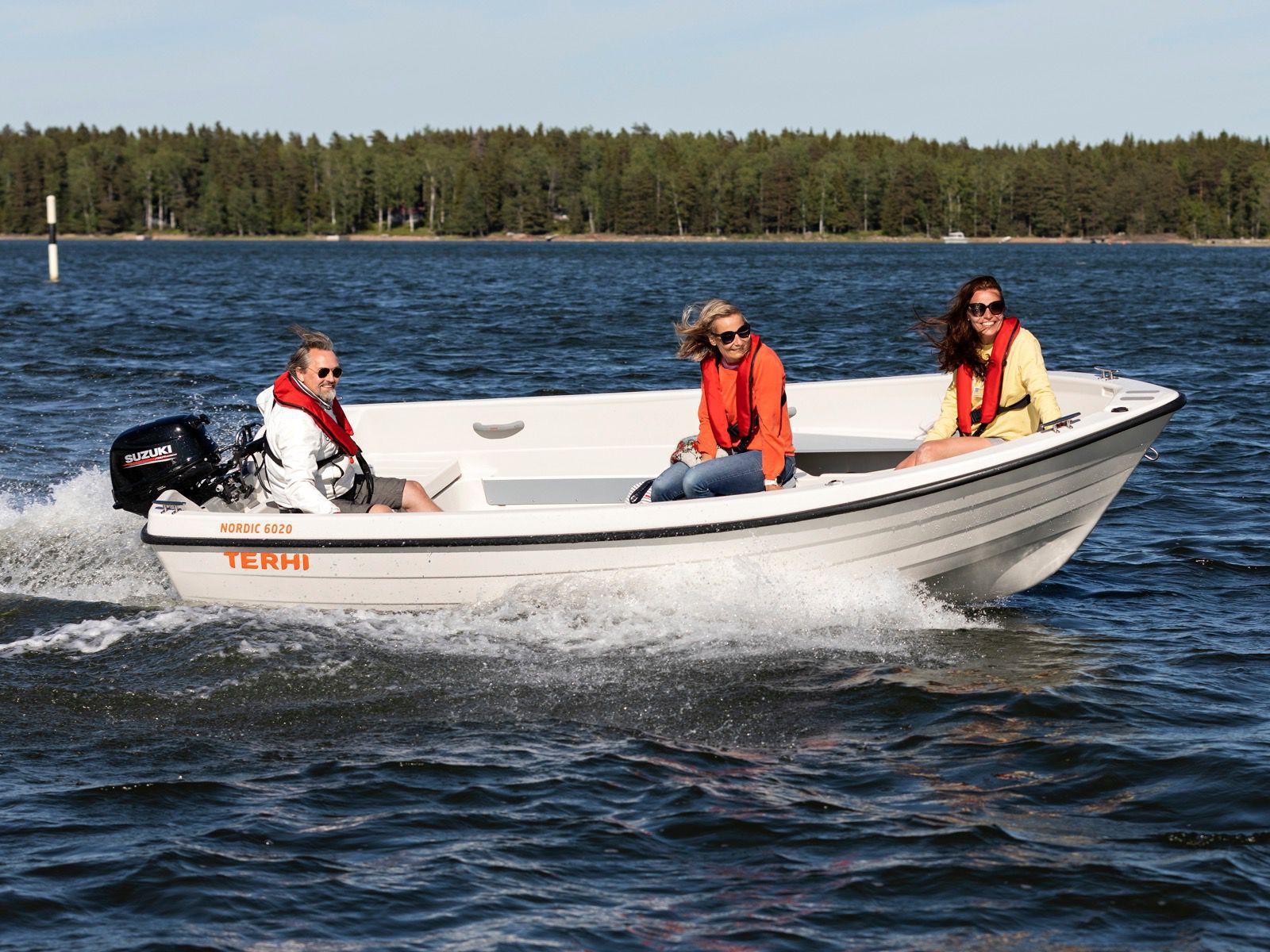 Outboard small boat - Nordic 6020 - Terhi Oy - open / sport-fishing / 5 ...