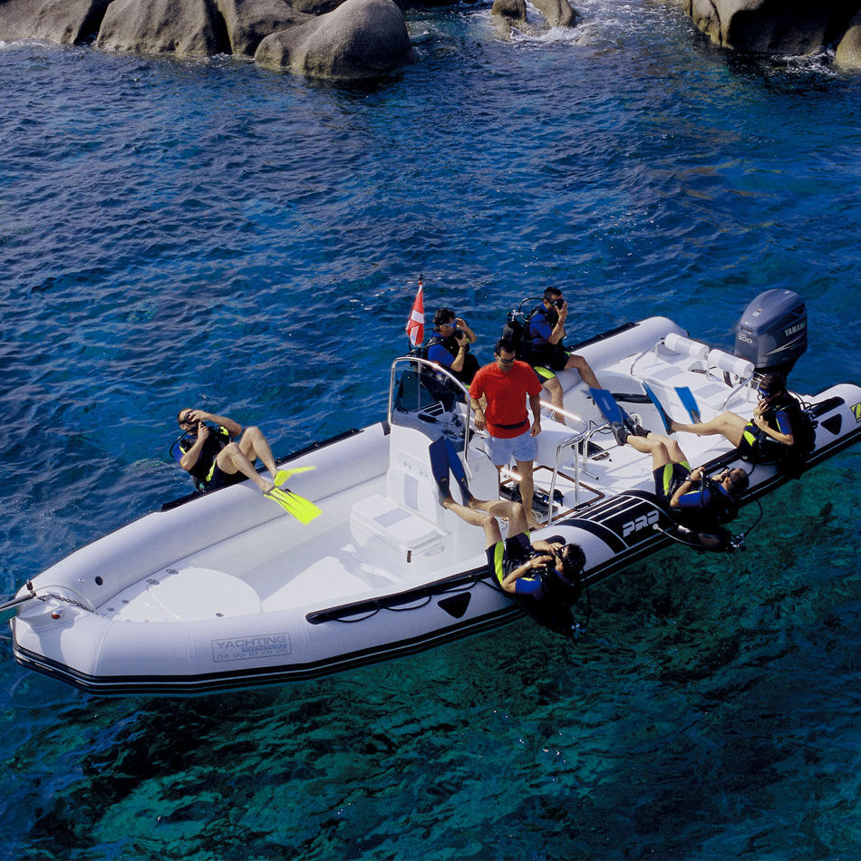 Outboard inflatable boat Pro 850 ZODIAC twinengine / RIB