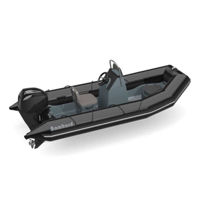 Outboard inflatable boat 420 Bombard rigid / center console / open