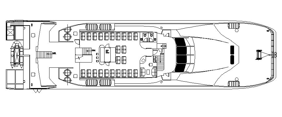 High-speed passenger ferry - 45 M - Derecktor - catamaran