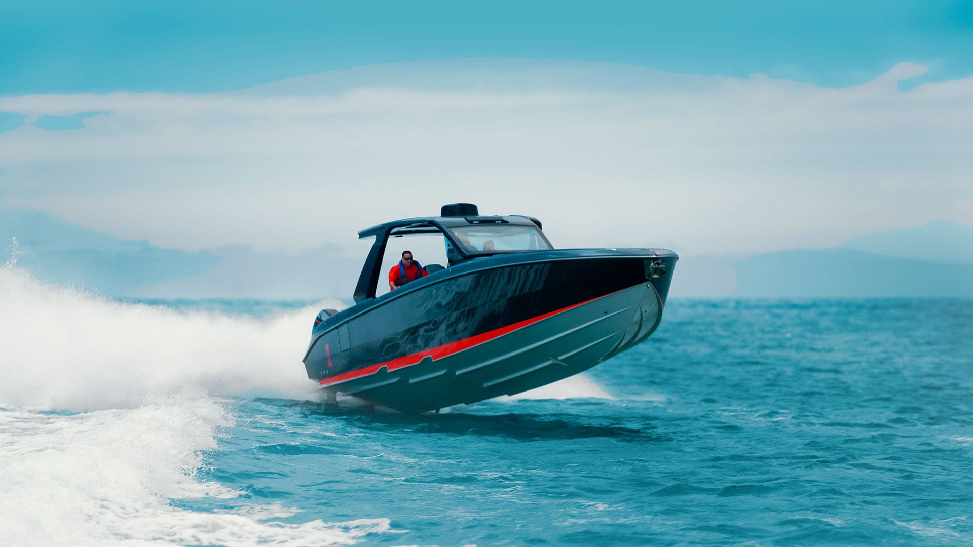 41 cigarette boat Outboard center console boat - 41' NIGHTHAWK - Cigarette Racing Team