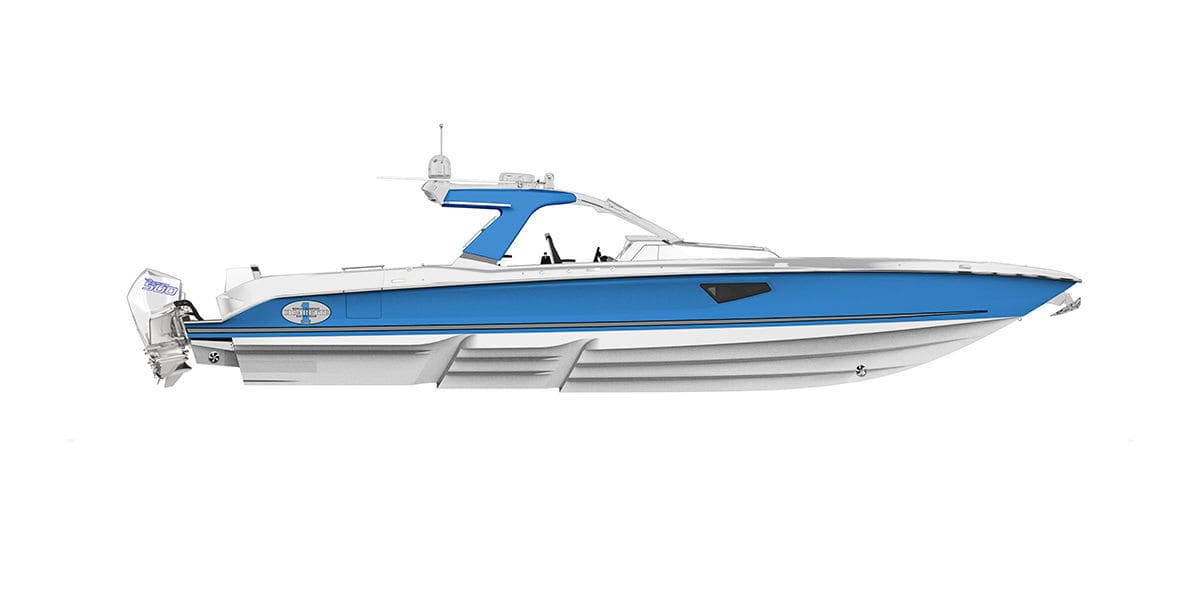 blue thunder cigarette boat Outboard center console boat - 52′ THUNDER - Cigarette Racing Team