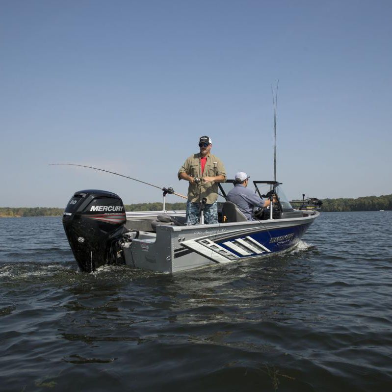 Outboard bay boat Pro Angler XL 161 XL Smoker Craft side console