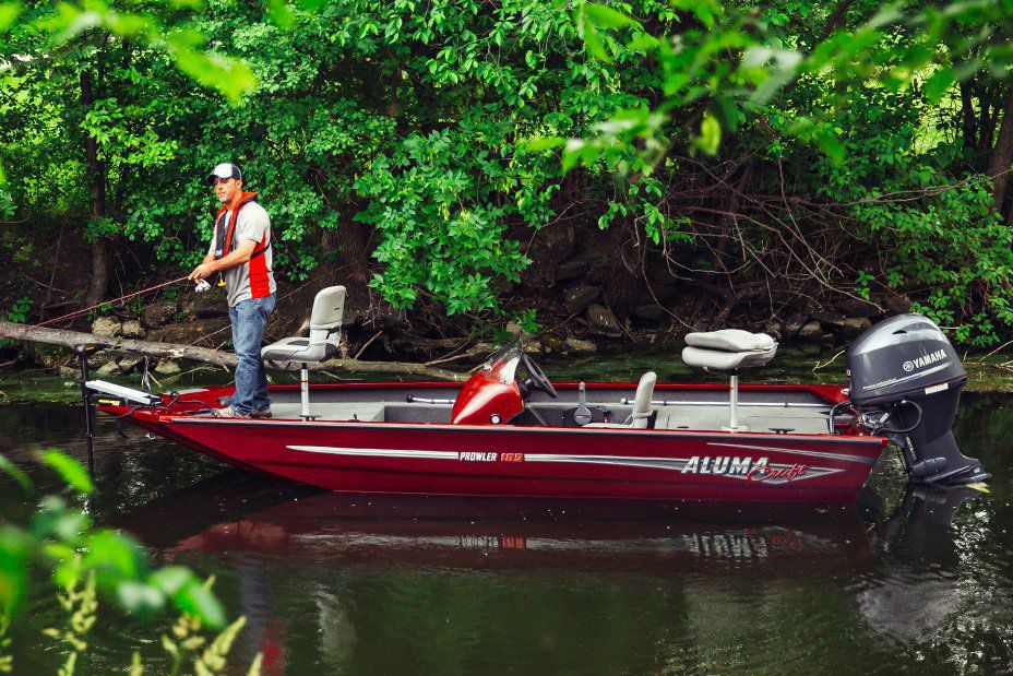 Outboard bass boat - PROWLER 165 - Alumacraft - side console / sport ...