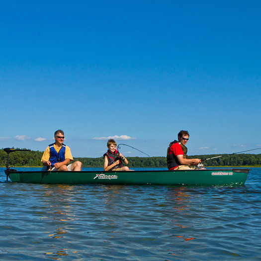 Recreational canoe MACKINAW SS KL Outdoor 3person / polyethylene