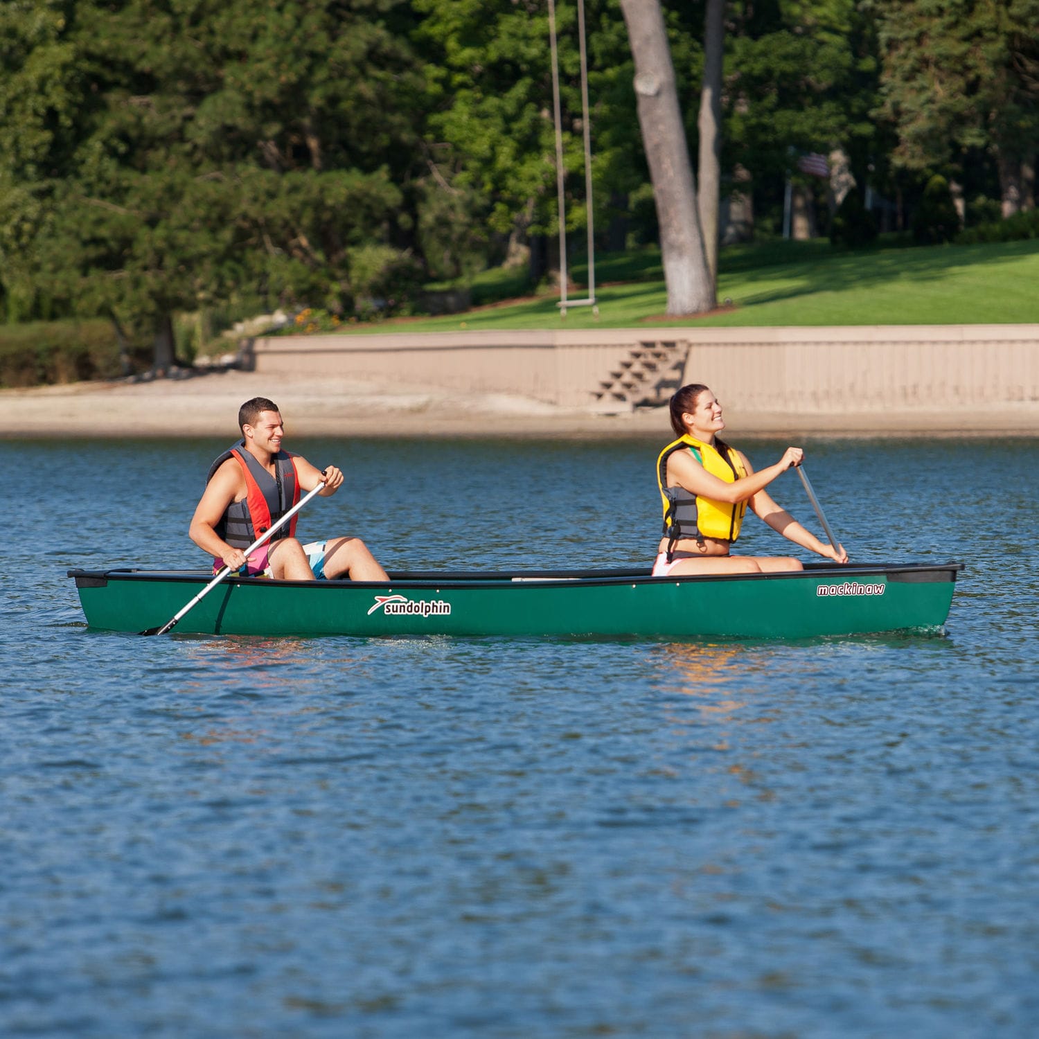 Recreational canoe MACKINAW KL Outdoor 3person / polyethylene