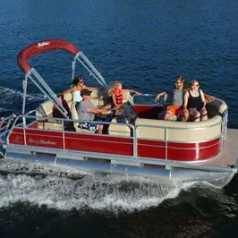 Outboard pontoon boat - E-1680CR - Misty Harbor - 8-person max.