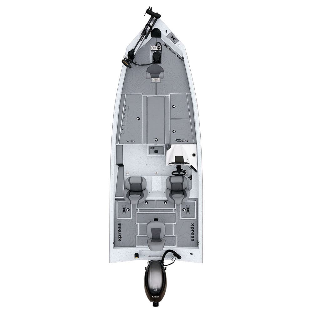 Outboard bass boat X21 Pro Xpress side console / sportfishing