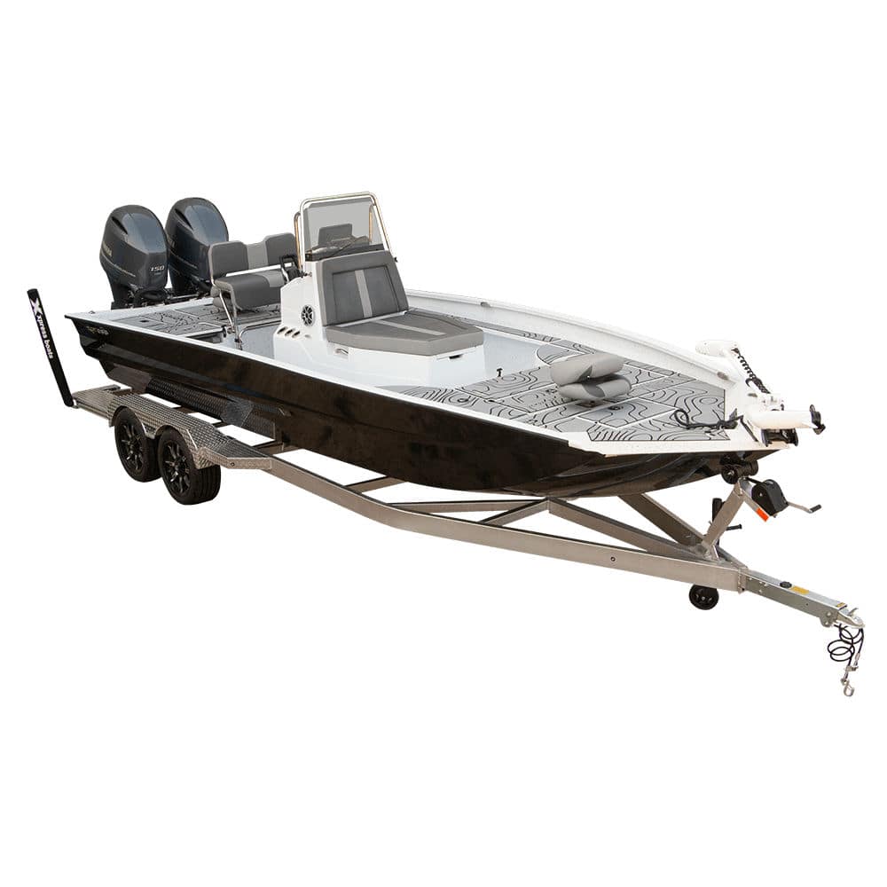 Outboard bay boat X23B LOUNGE Xpress twinengine / center console
