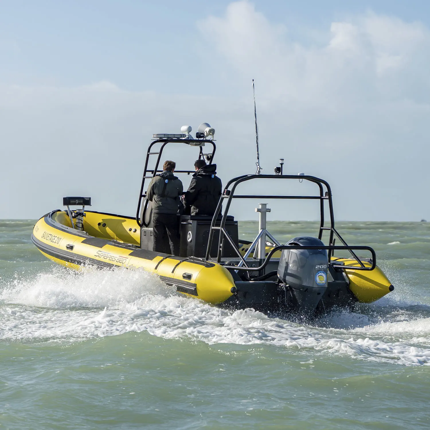 Aluminum professional boat - 820 XV ALU - Zeppelin - patrol boat