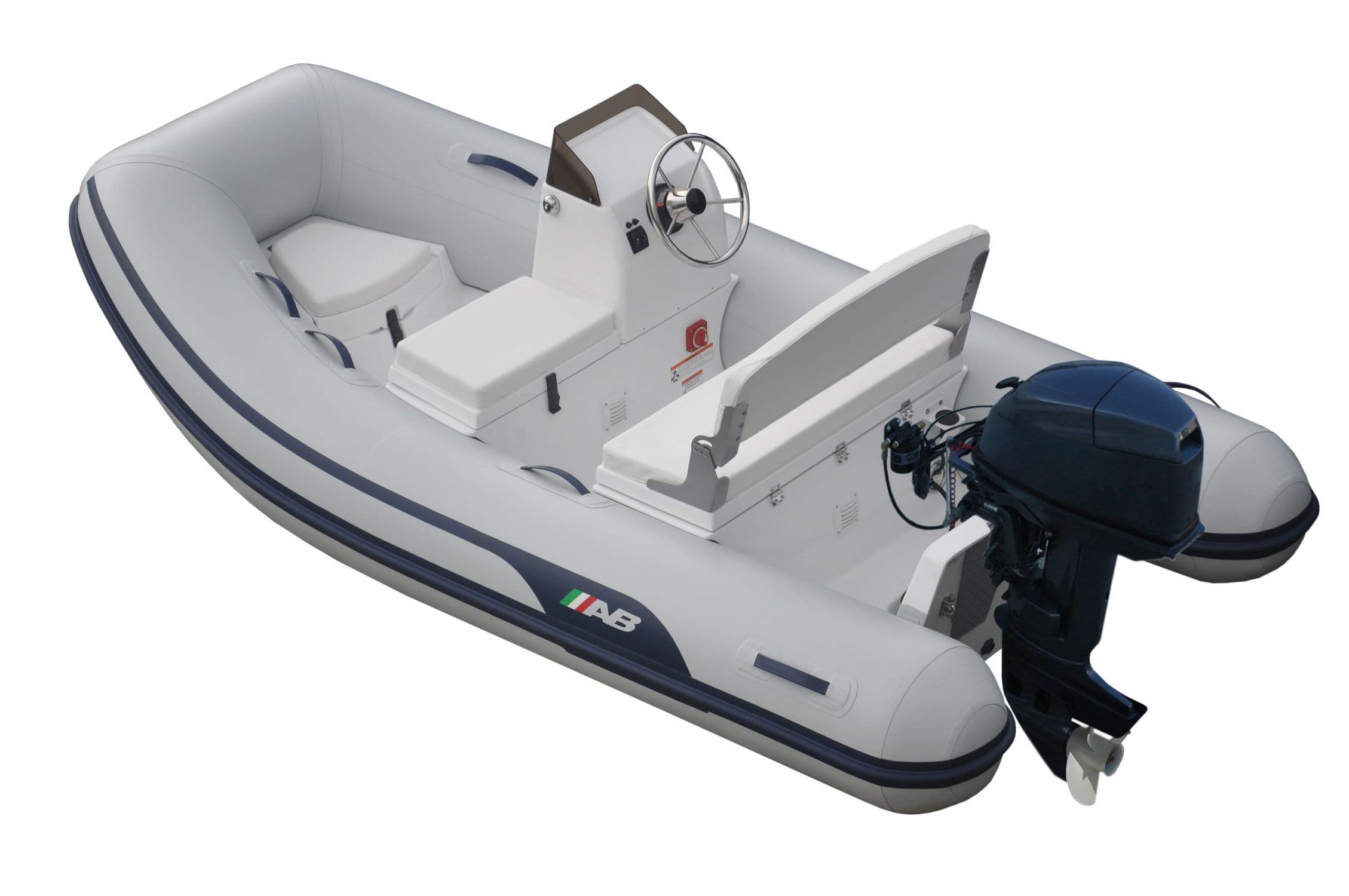 Outboard inflatable boat - 10 VSX - AB Inflatables - rigid / side ...