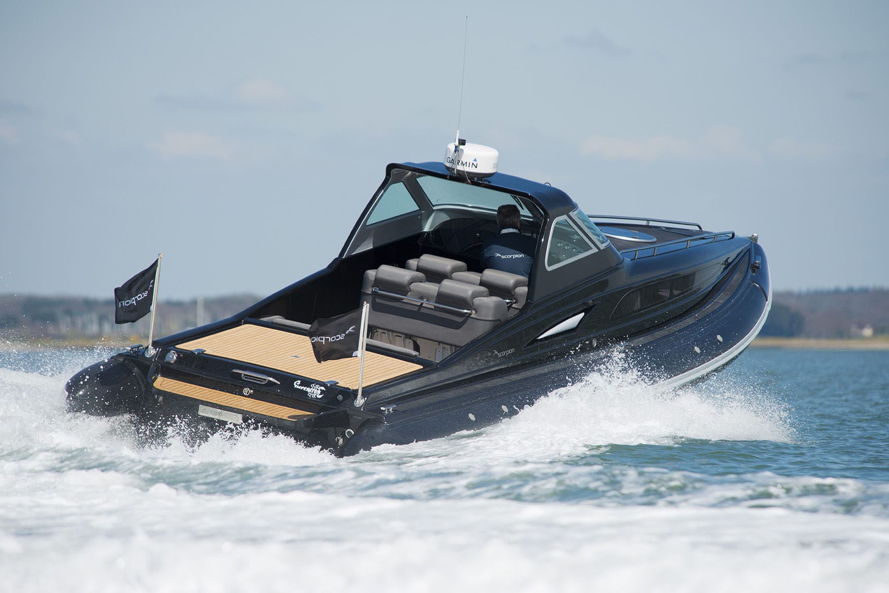Inboard inflatable boat Sting Scorpion RIBS diesel / twinengine
