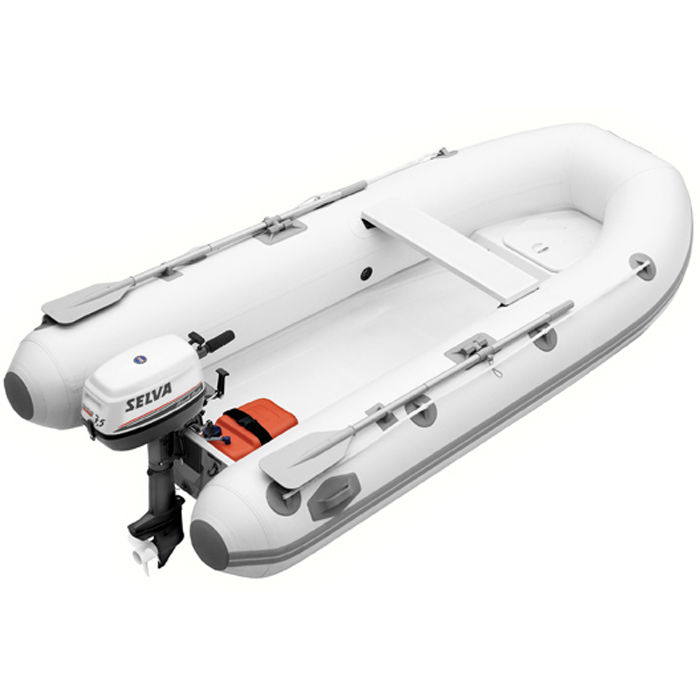 Outboard inflatable boat T 350 DV Selva Marine Ribs rigid