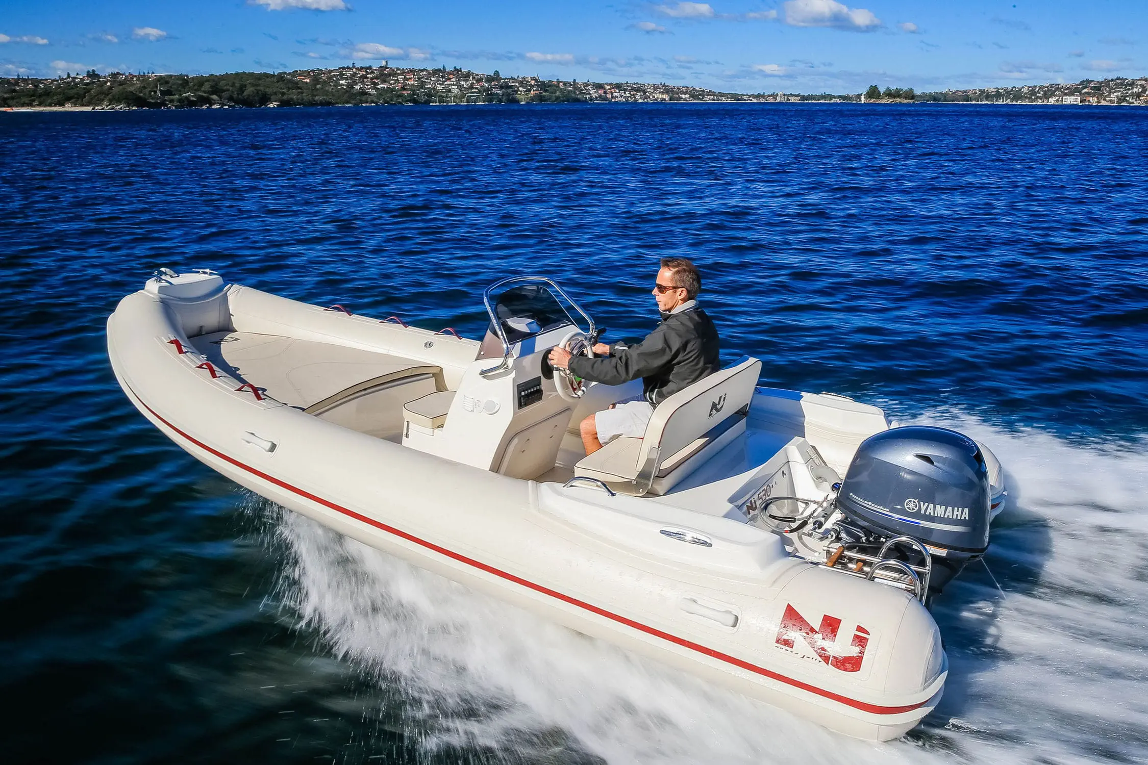Outboard inflatable boat - NJ 530 - Nuova Jolly - rigid / center