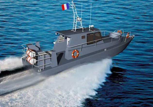 Patrol Boat - Intercept 48 - Chantiers Allais - Inboard Waterjet   Aluminum