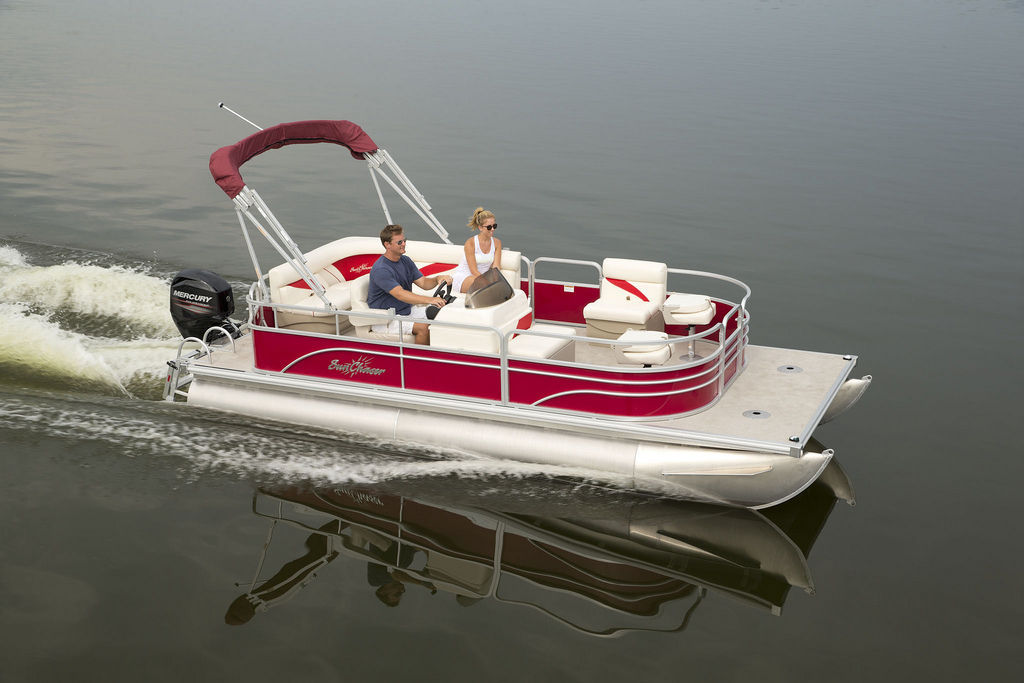 Outboard pontoon boat - 820 Fish-n-Cruise - Sunchaser Corp - sport ...