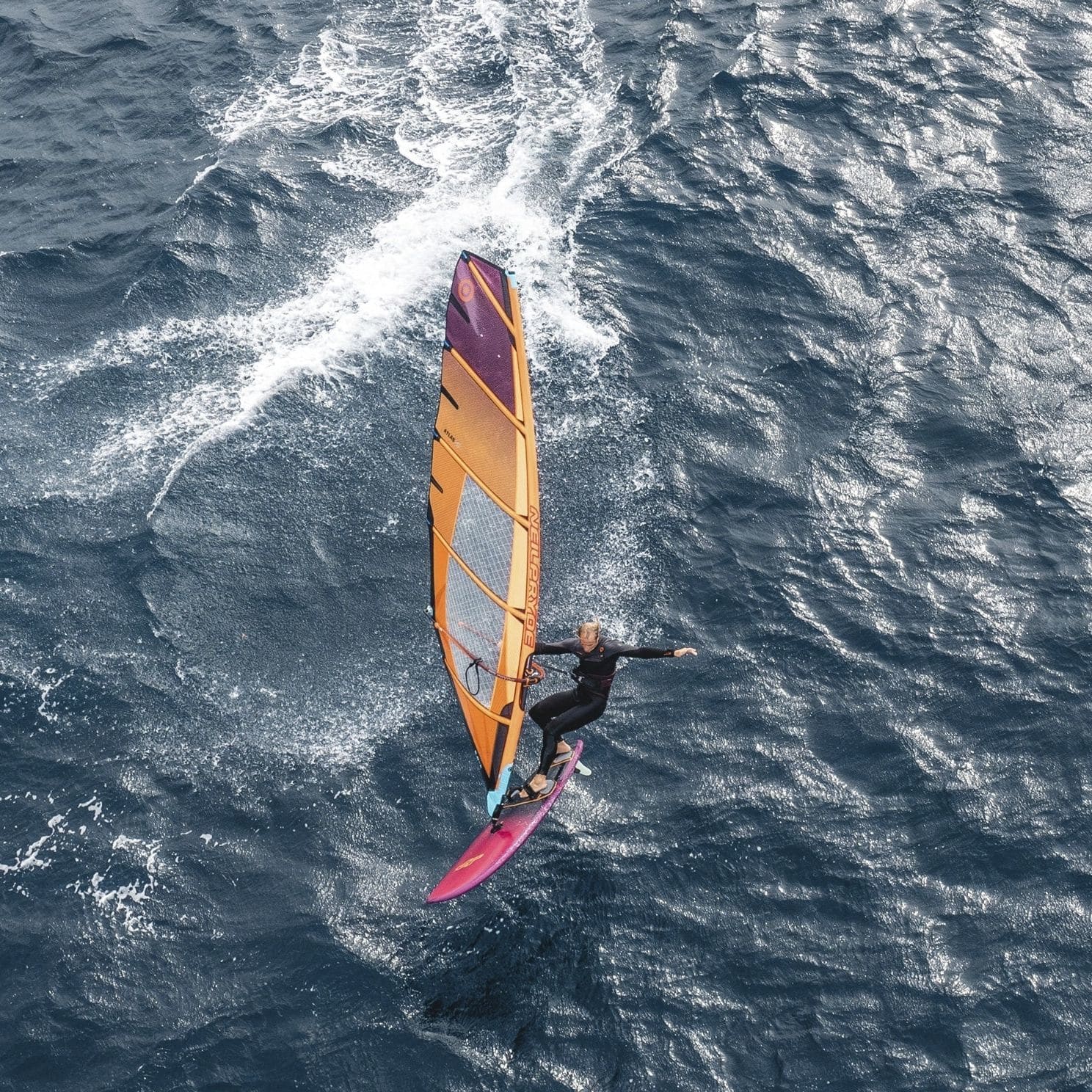 Wave windsurf sail ATLAS NeilPryde Windsurfing RDM / 5batten / blue