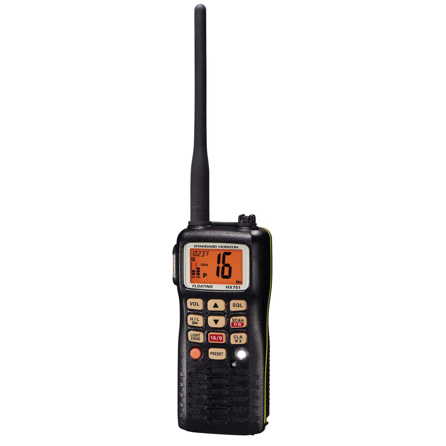 Boat radio HX850S Standard horizon for sailboats / portable / VHF