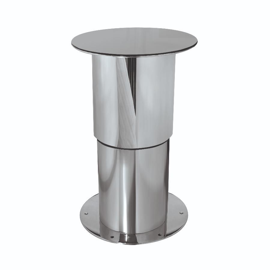 Adjustable boat table pedestal T 275 Automatic Besenzoni SpA telescopic / electric