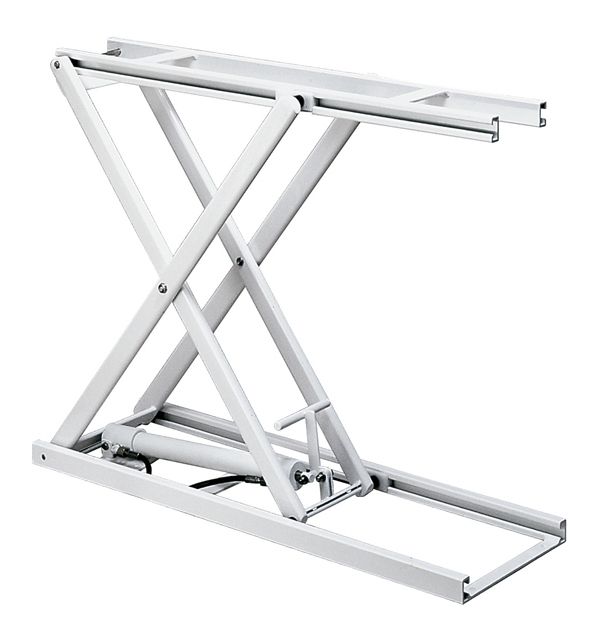 Adjustable boat table pedestal T 139 O Besenzoni SpA hydraulic / foldable / stainless steel