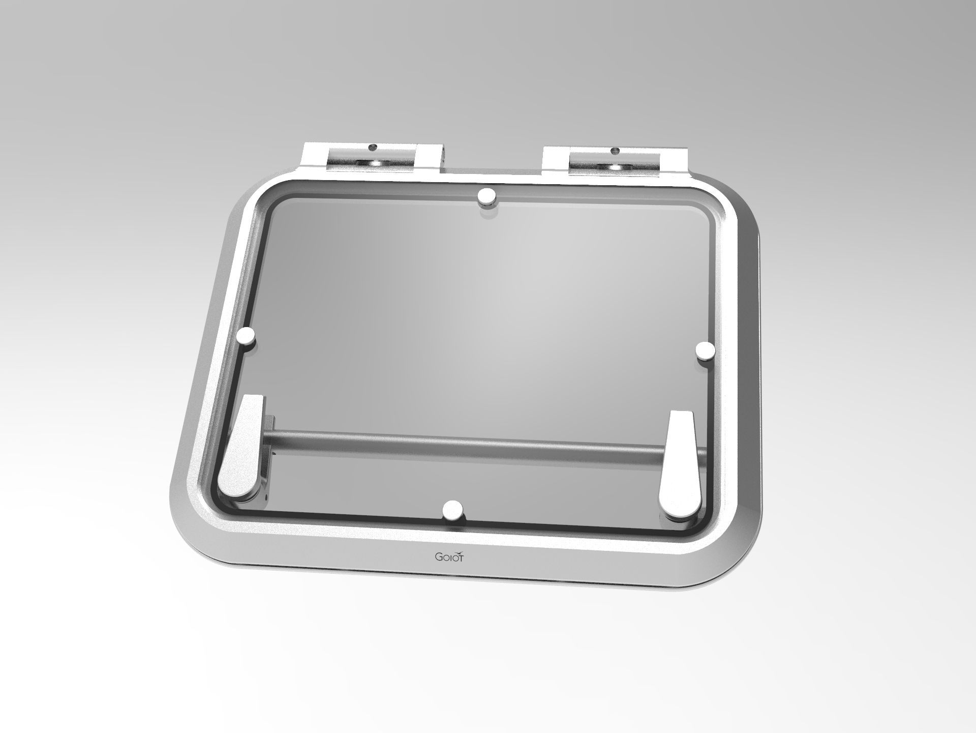 Boat deck hatch SECURAL Goiot Systems for yachts / rectangular