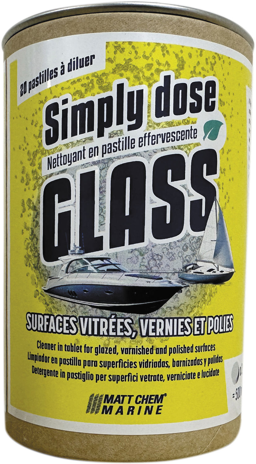 Multisurface cleaner SIMPLY GLASS MATT CHEM MARINE glass / for boats / effervescent