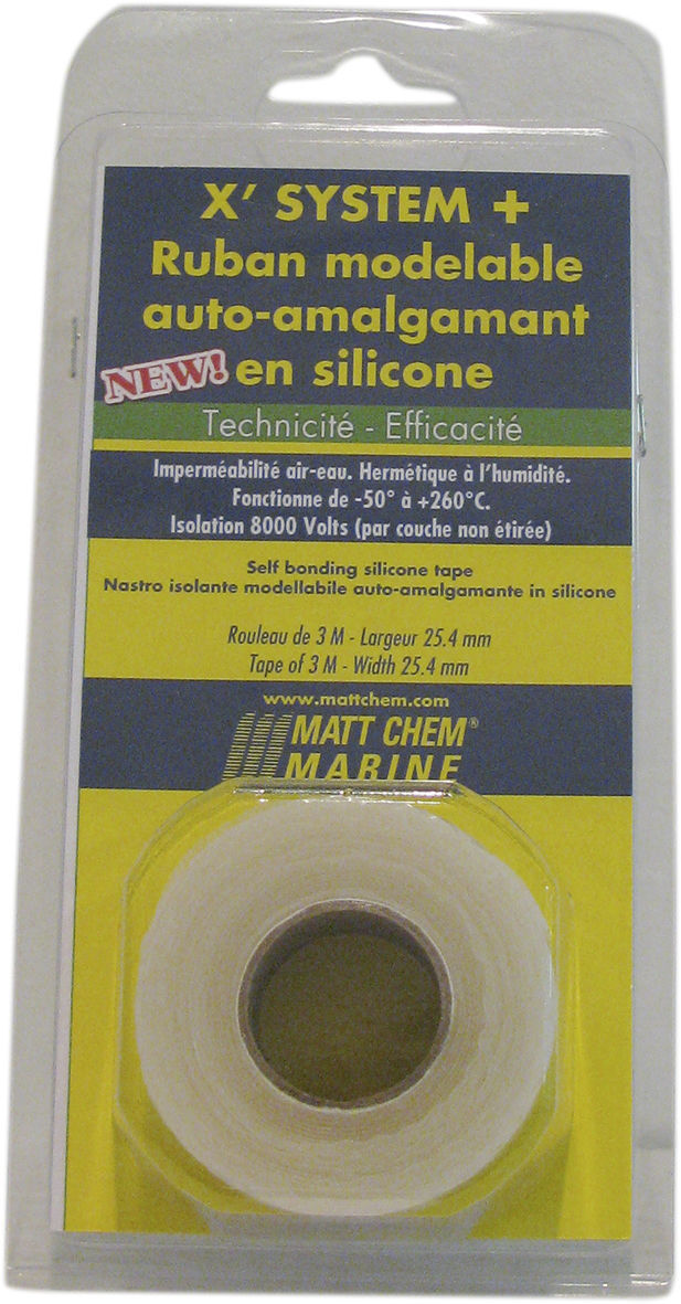 Silicone adhesive tape X' SYSTEM + MATT CHEM MARINE