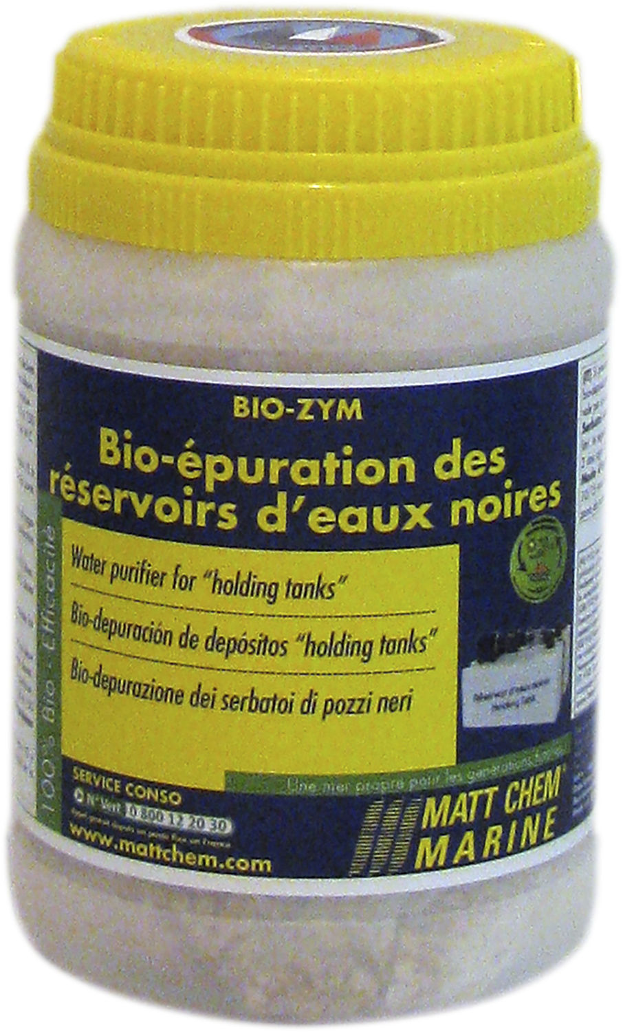 Boat holding tank odor neutralizer BIOZYM MATT CHEM MARINE