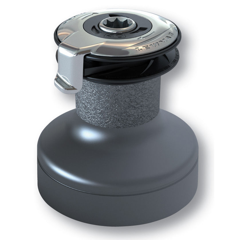 Selftailing sailboat winch 45ST Lewmar hydraulic / 2speed / alloy