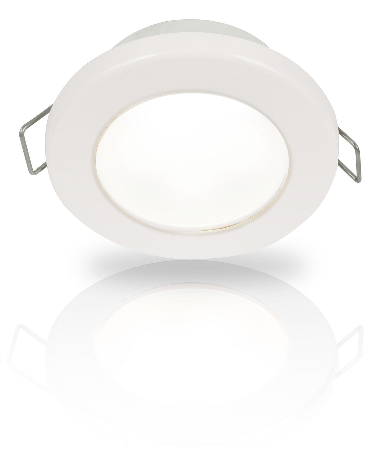 Outdoor ceiling light EuroLED 75 LED White Down Lights with Spring