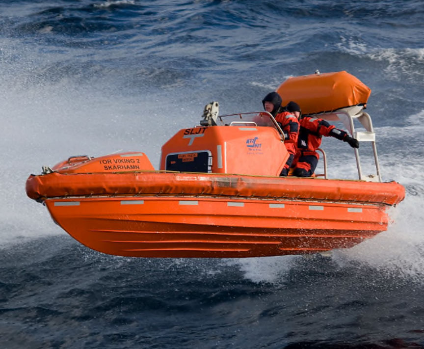 Rescue boat - Merlin-615 MKI - VIKING - inboard waterjet / RIB