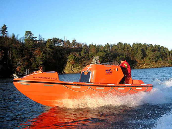 Rescue boat - Midget-530 MKII - VIKING - inboard / fiberglass / rigid hull