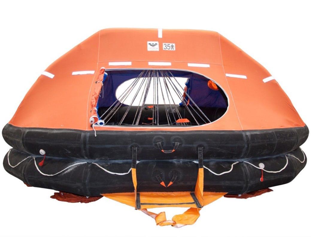 Ship liferaft - RAFT-35DKF - VIKING - offshore / 35-person / SOLAS