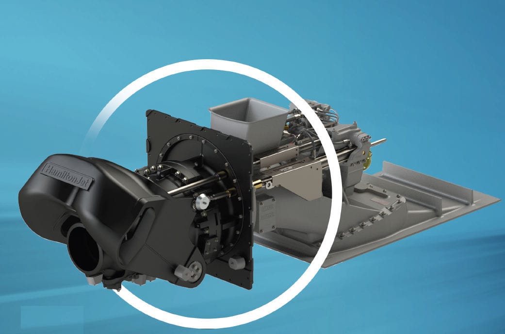 Boat waterjet drive HTX42 HAMILTONJET