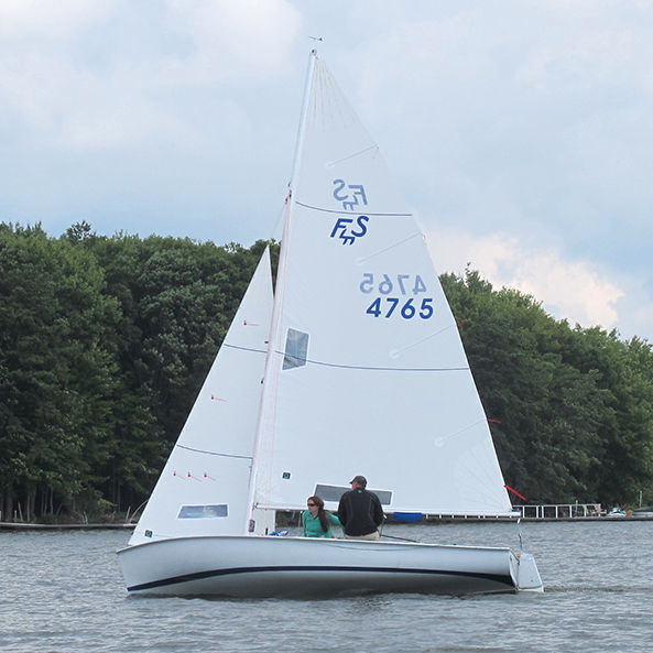 Jib FLYING SCOT Quantum Sails for onedesign sport keelboats