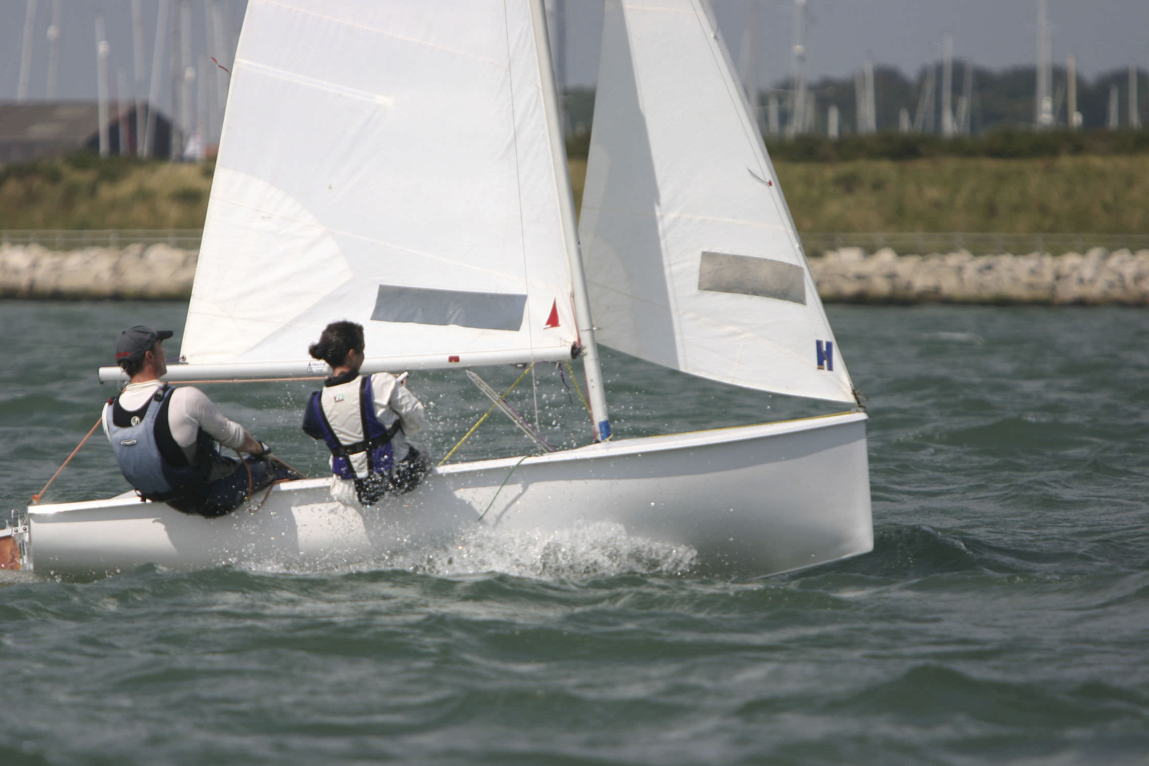 Double-handed sailing dinghy - FIREFLY - Rondar Raceboats - regatta