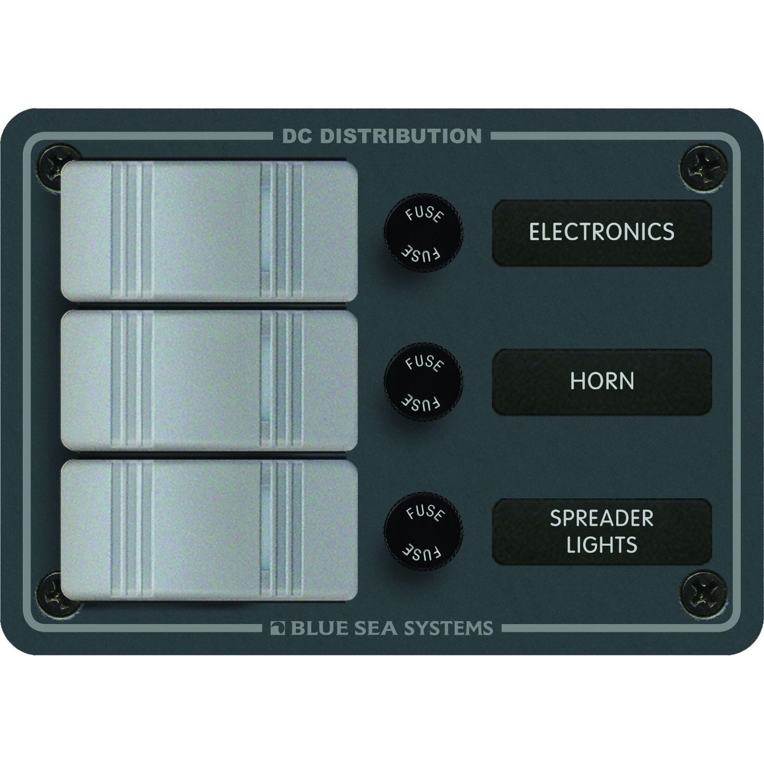 Boat switch panel 8054 Blue Sea waterproof / current