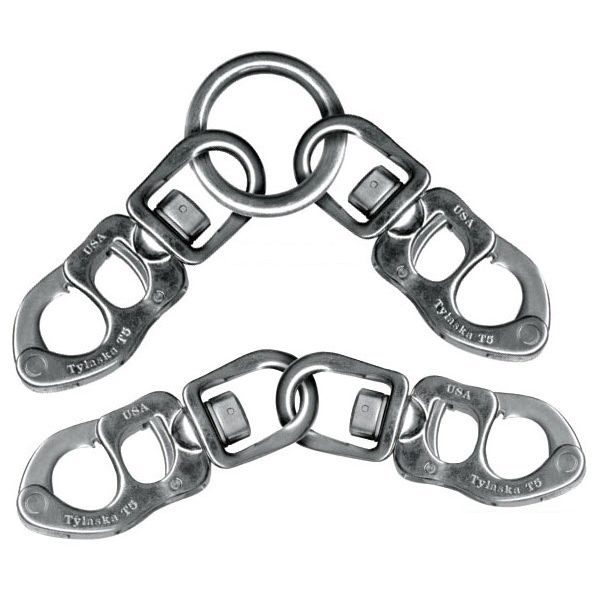Straight shackle for sailboats Tylaska stainless steel