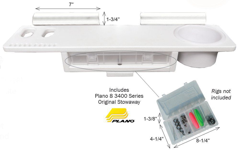 Boat accessory holder P013000 Taco Marine, Inc.