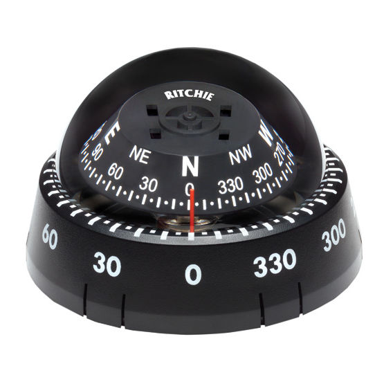 Ritchie XP-99 Kayaker Compass - Surface Mount - Black main image 1