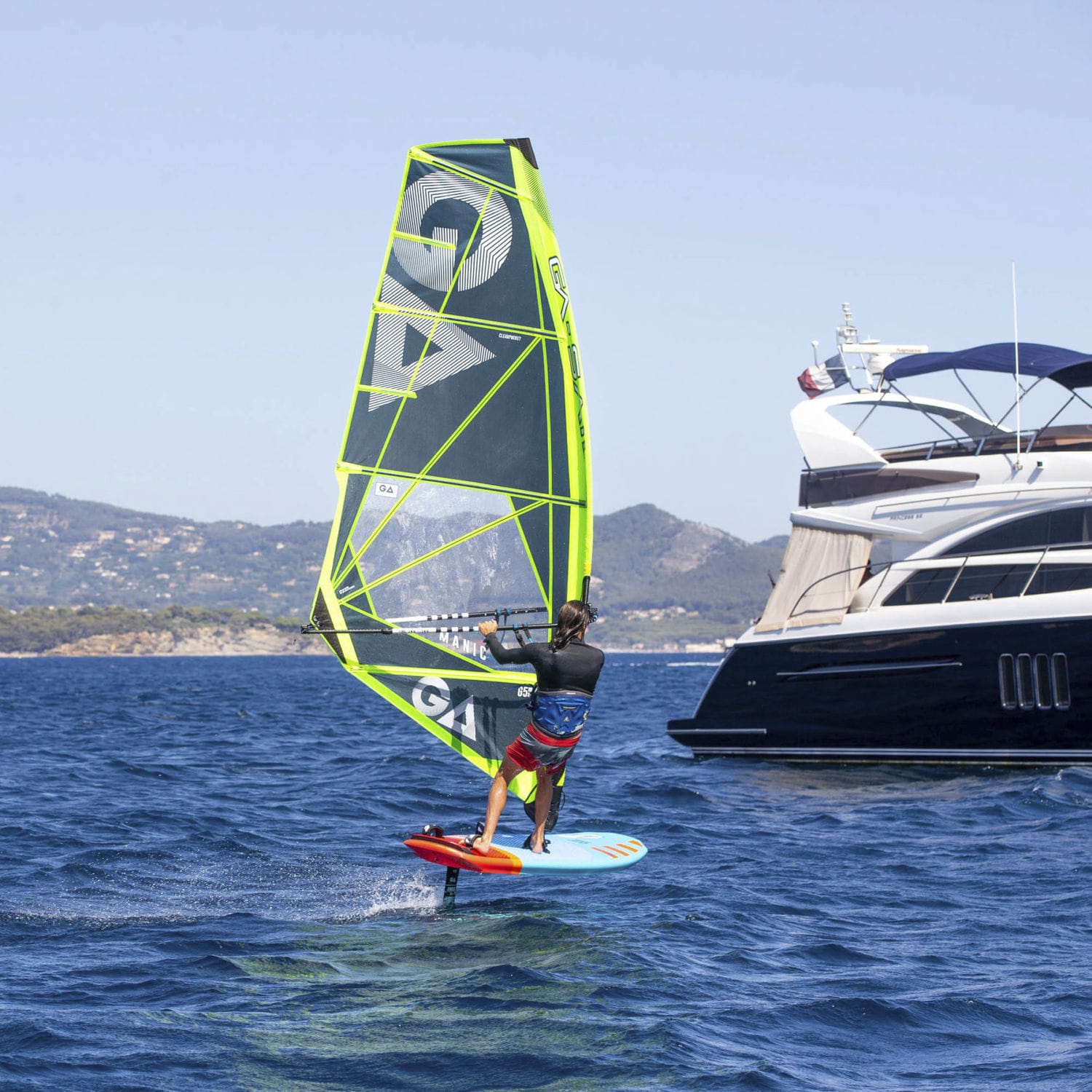 Wave windsurf sail MANIC Gaastra Windsurfing jumping / RDM / 4batten