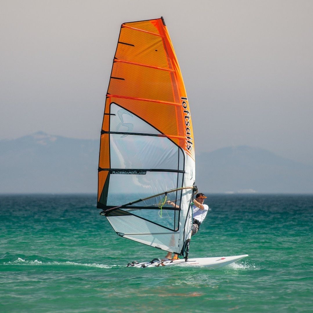 Race windsurf sail RACEBOARDBLADE Loftsails fast / speed / 5batten