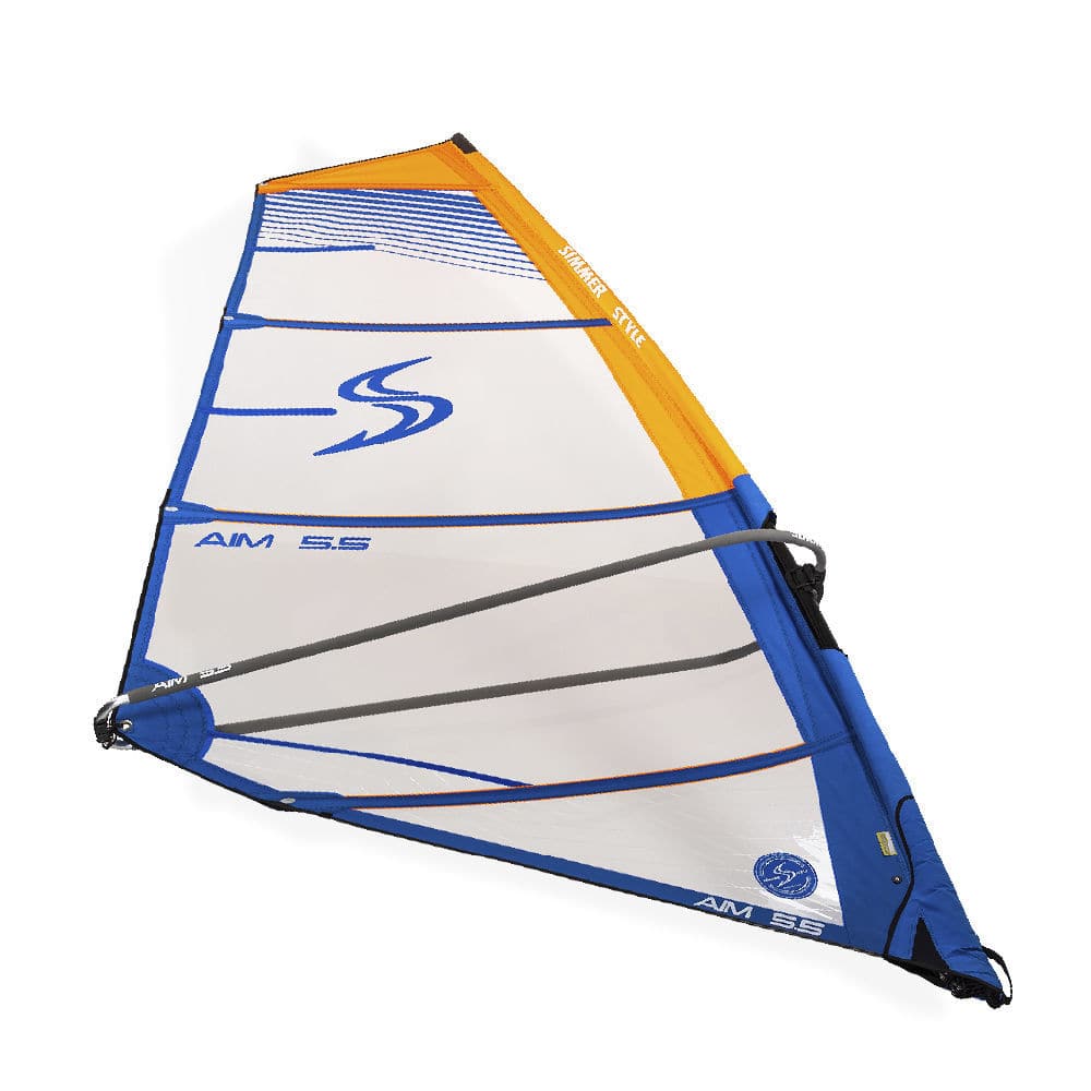Entrylevel windsurf sail Aim Simmer 4batten
