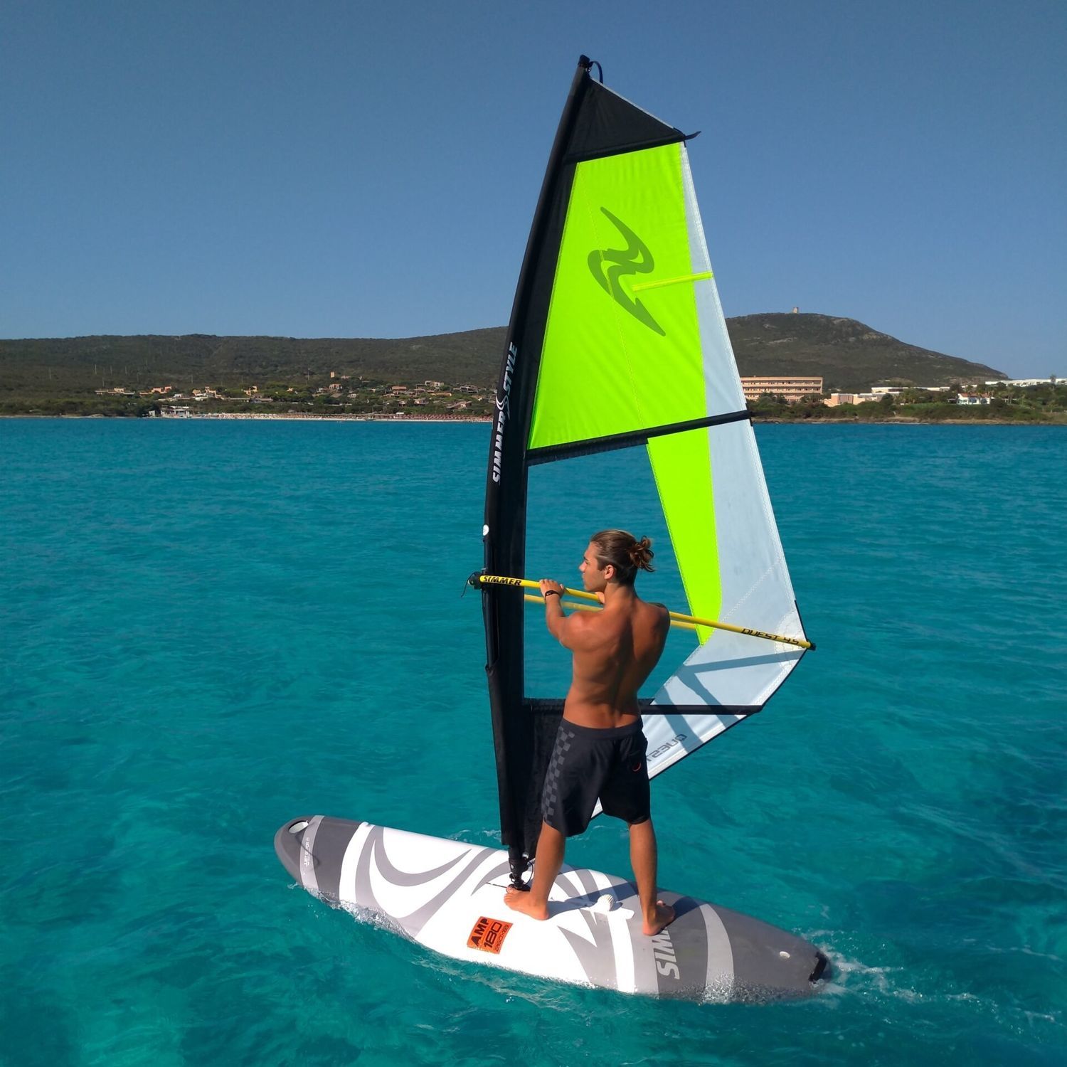 Entrylevel windsurf board AMP Simmer speed / beginner