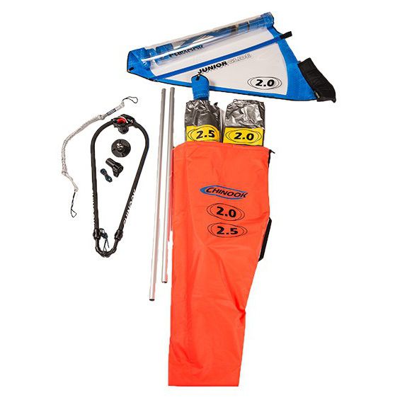 Windsurfing complete rig pack Junior Glide 2.0 & 2.5 Chinook